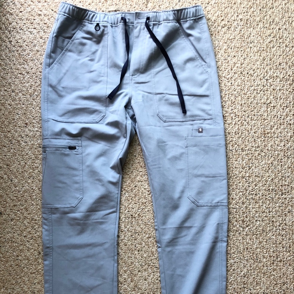 Figs original Dusty Blue Cairo pants
